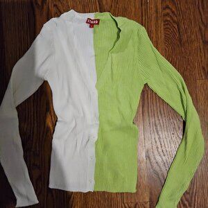 Staud colorblock sweater siz L